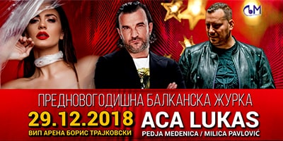 aca lukas, milica pavlovikj, pedja medenica prednovogodishen koncert vo skopje aca lukas, milica pavlovikj, pedja medenica prednovogodishen koncert vo skopje